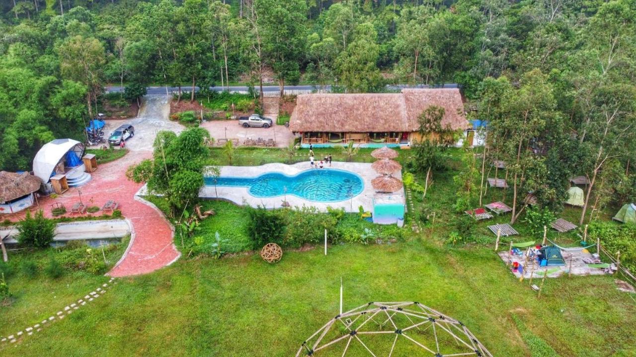 Woodstock Jungle Camp Hostel Hien Hao Exterior photo